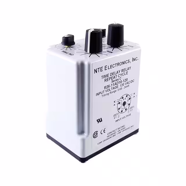 R26-11AD10-24 NTE Electronics, Inc Relais temporisés