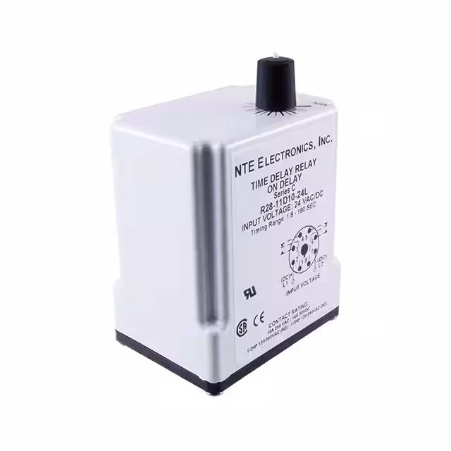 R28-11D10-24K NTE Electronics, Inc Zeitverzögerungsrelais