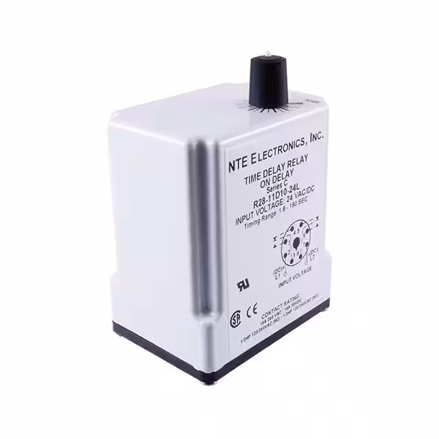 R28-11D10-24L NTE Electronics, Inc Zeitverzögerungsrelais