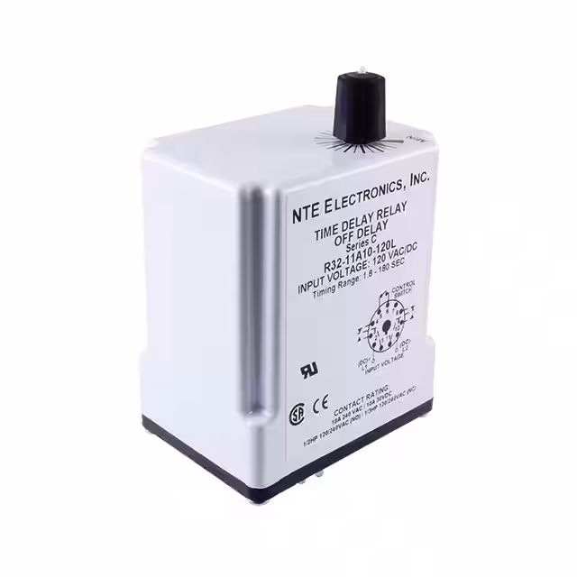 R32-11A10-120L NTE Electronics, Inc Relais temporisés
