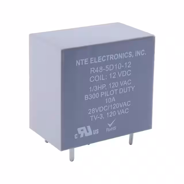 R48-5D10-6 NTE Electronics, Inc  Relè di potenza oltre 2 Ampere