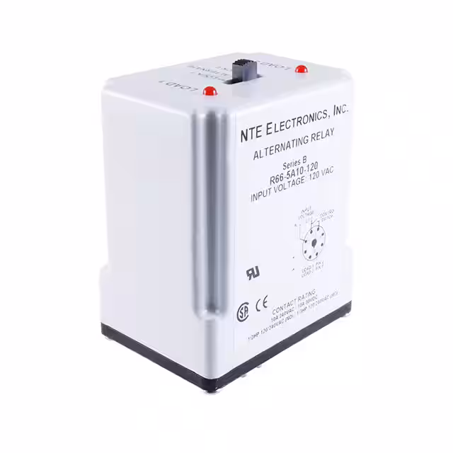 R66-5A10-120 NTE Electronics, Inc  Power Relays Over 2 Amps