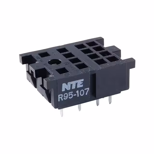 R95-107 NTE Electronics, Inc  Relay Sockets