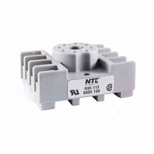 R95-113 NTE Electronics, Inc  Relay Sockets
