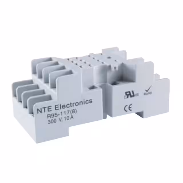 R95-117 NTE Electronics, Inc  Relay Sockets