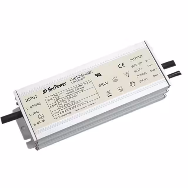 LUB200M-062C NetPower  LED Drivers