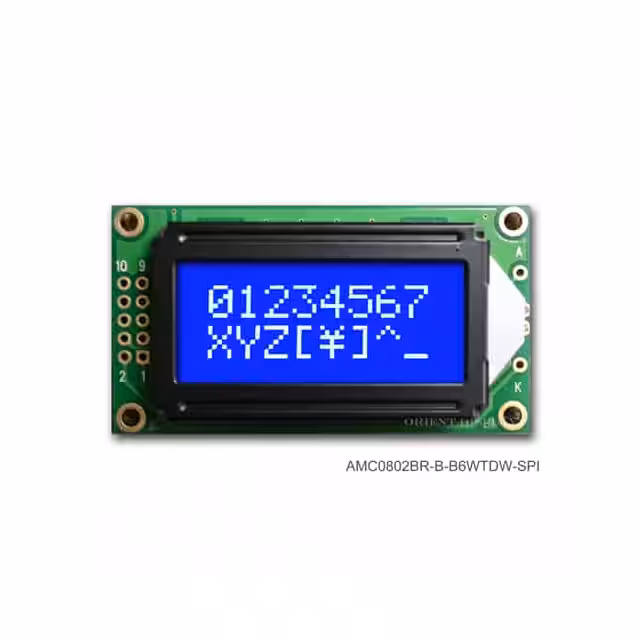 AMC0802BR-B-B6WTDW-SPI Orient Display  Anzeigemodule – LCD-OLED-Zeichen und -Ziffern