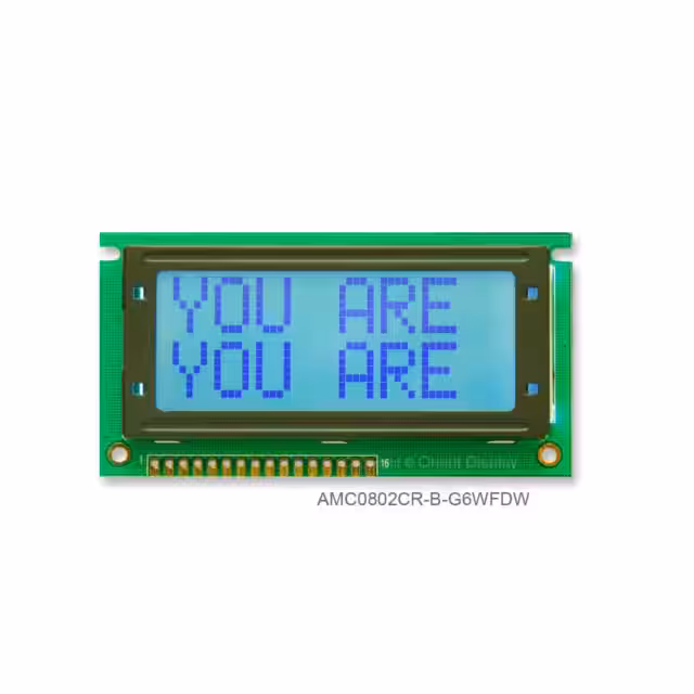 AMC0802CR-B-G6WFDW Orient Display  Anzeigemodule – LCD-OLED-Zeichen und -Ziffern