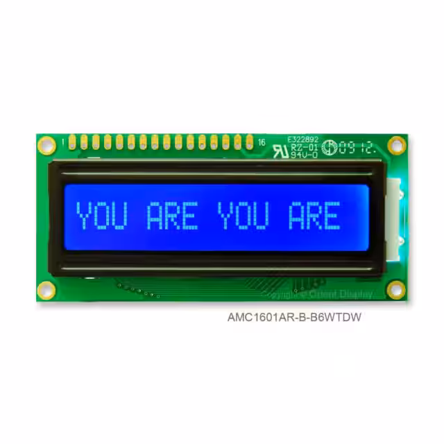 AMC1601AR-B-B6WTDW Orient Display  Modules d'affichage - LCD OLED Caractères et Numériques