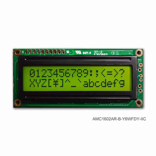 AMC1602AR-B-Y6WFDY-I2C Orient Display  Modules d'affichage - LCD OLED Caractères et Numériques