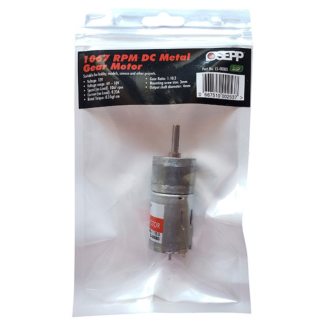 LS-00085 OSEPP Electronics LTD  Motores - CA CC