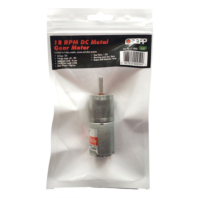 LS-00087 OSEPP Electronics LTD  Motores - CA CC