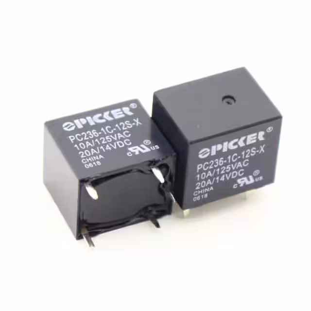 PC236-1C-12S-X Picker Components  Power Relays Over 2 Amps