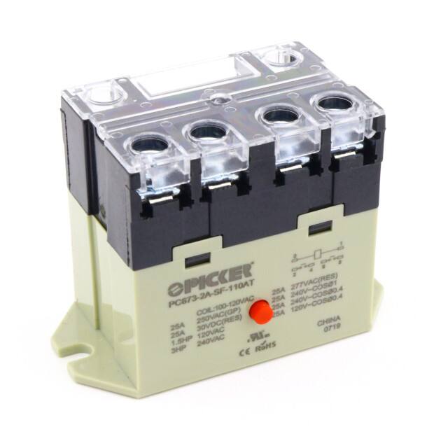 PC673-2A-SF-110AT Picker Components  Power Relays Over 2 Amps