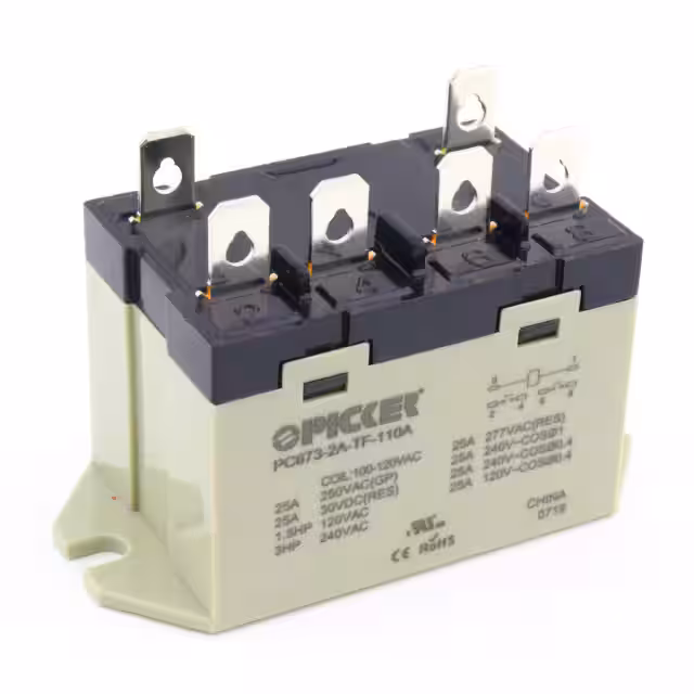 PC673-2A-TF-110A Picker Components  Power Relays Over 2 Amps