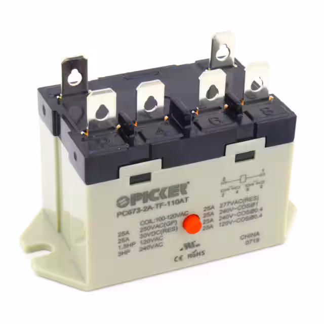 PC673-2A-TF-110AT Picker Components  Power Relays Over 2 Amps