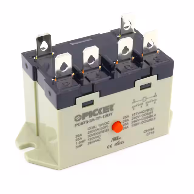 PC673-2A-TF-12DT Picker Components  Power Relays Over 2 Amps