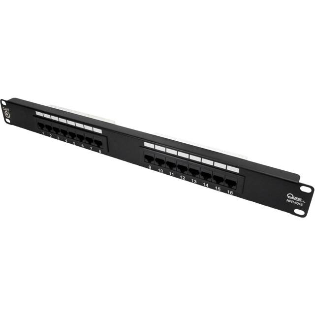 NPP-6016 Quest Technology International Inc.  Paneles de conectores de patchbay
