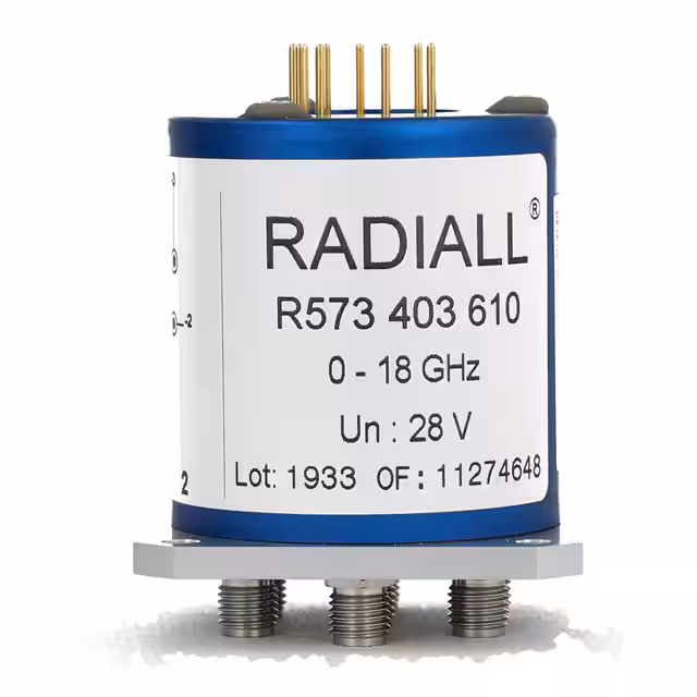 R573433410 Radiall USA, Inc.  HF-Schalter