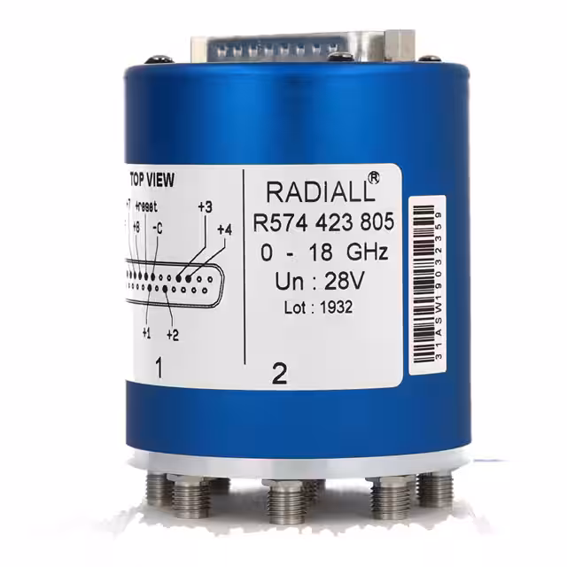 R573F92825 Radiall USA, Inc.  Interruttori RF