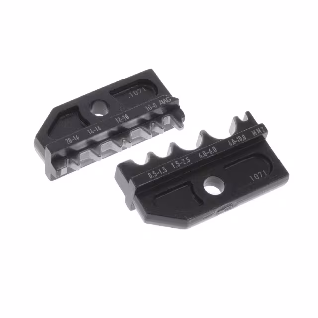 624 1071 3 0 RT Rennsteig Tools, Inc.  Crimpadoras - Juegos de matrices para cabezales de crimpado