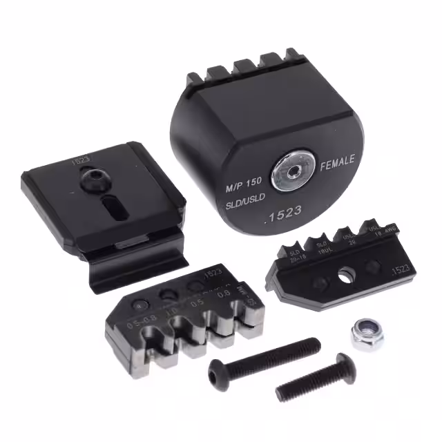 624 1523 3 012 RT Rennsteig Tools, Inc.  Crimpadoras - Juegos de matrices para cabezales de crimpado