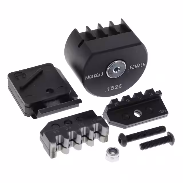 624 1526 3 012 RT Rennsteig Tools, Inc.  Crimpatrici - Teste di crimpatura Set di matrici