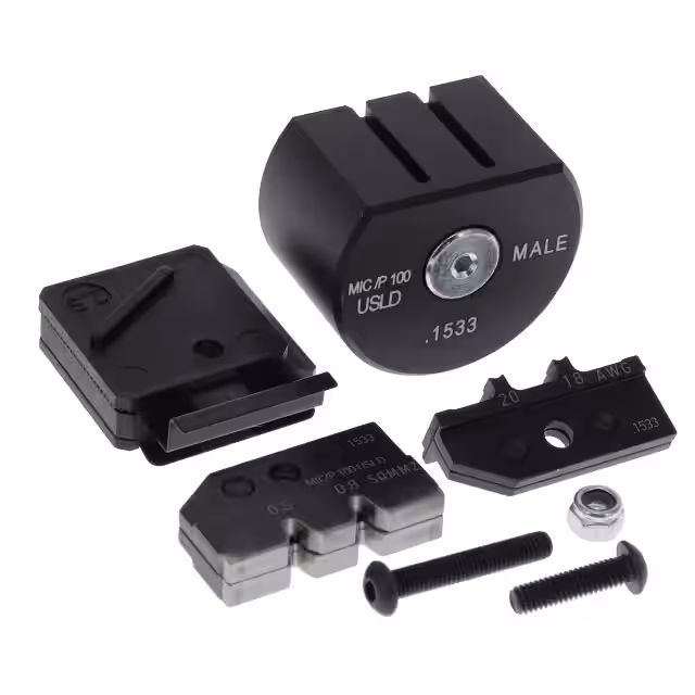 624 1533 3 012 RT Rennsteig Tools, Inc.  Crimpadoras - Juegos de matrices para cabezales de crimpado