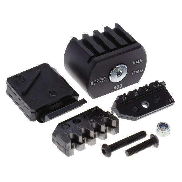 624 463 3 012 RT Rennsteig Tools, Inc.  Crimpadoras - Juegos de matrices para cabezales de crimpado