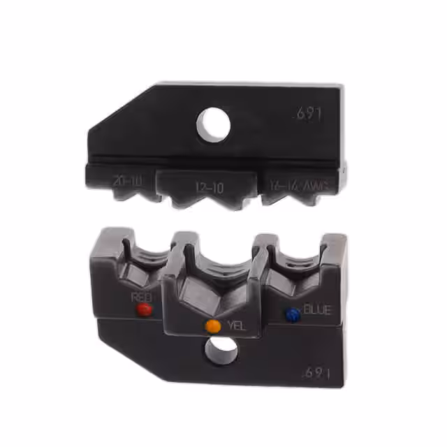 624 691 3 0 RT Rennsteig Tools, Inc.  Crimpadoras - Juegos de matrices para cabezales de crimpado