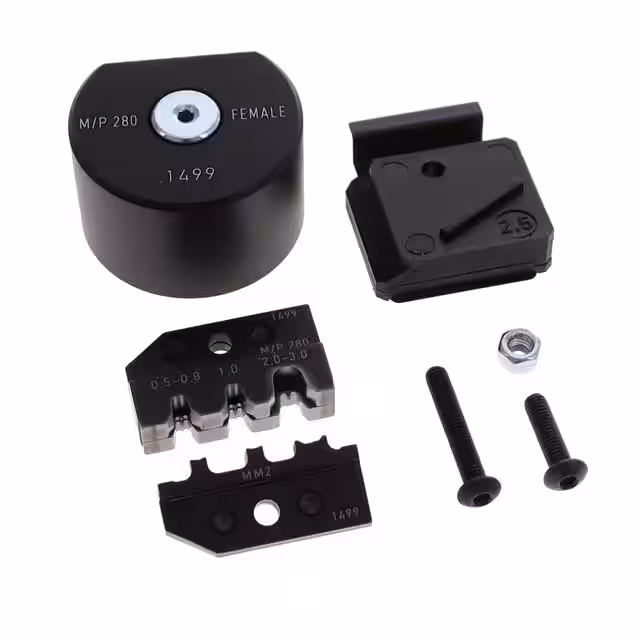 624 1499 3 012 RT Rennsteig Tools, Inc.  Crimpadoras - Juegos de matrices para cabezales de crimpado