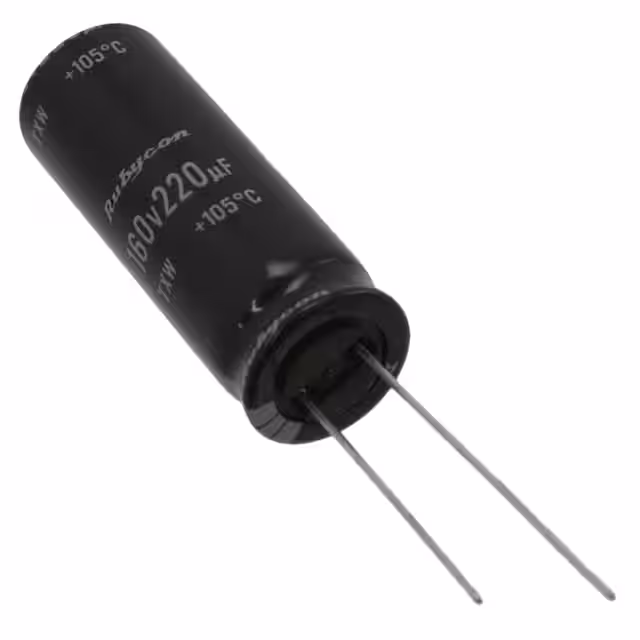 160TXW220MEFR12.5X35 Rubycon  Condensadores electrolíticos de aluminio