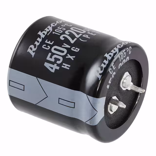 450HXG220MEFC35X25 Rubycon  Condensateurs électrolytiques en aluminium