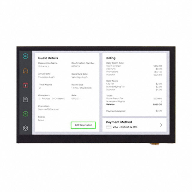 DT070DTFT-IPS-HB-PTS Displaytech  Modules d'affichage - LCD OLED Graphic