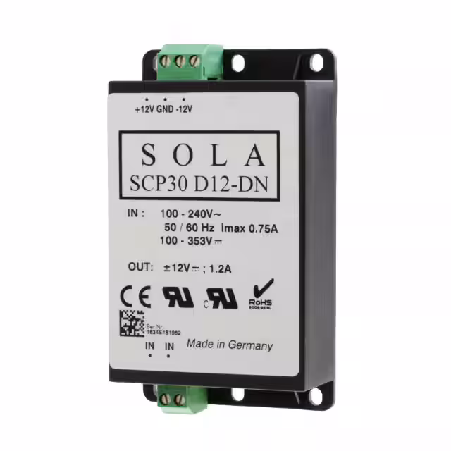 SCP30D12-DN SolaHD  Industrial DIN Rail Power Supplies