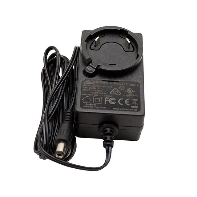 ICM24-180 Tri-Mag, LLC  Adaptadores de pared de escritorio de CA y CC