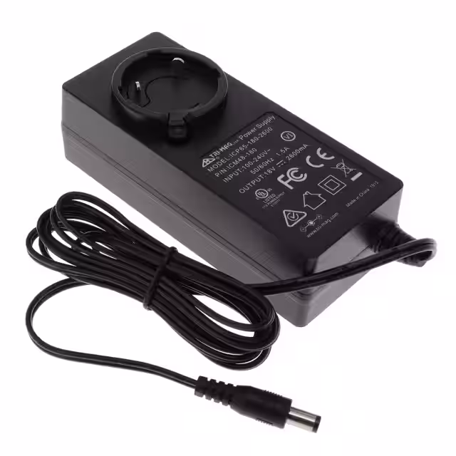 ICM48-180 Tri-Mag, LLC  Adattatori da parete da tavolo CA CC