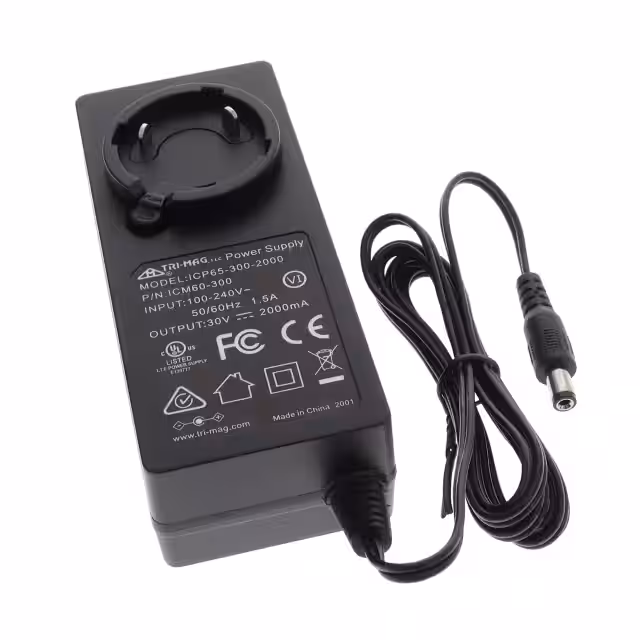 ICM60-300 Tri-Mag, LLC  Adaptateurs muraux de bureau CA CC