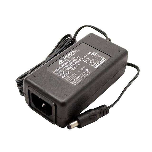 L6R36DM-180-C14 Tri-Mag, LLC  Adaptateurs muraux de bureau CA CC