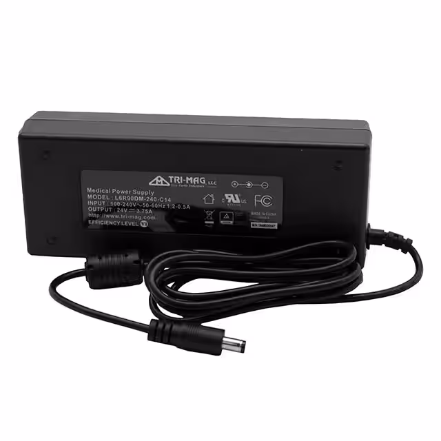 L6R90DM-240-C14 Tri-Mag, LLC  Adaptadores de pared de escritorio de CA y CC