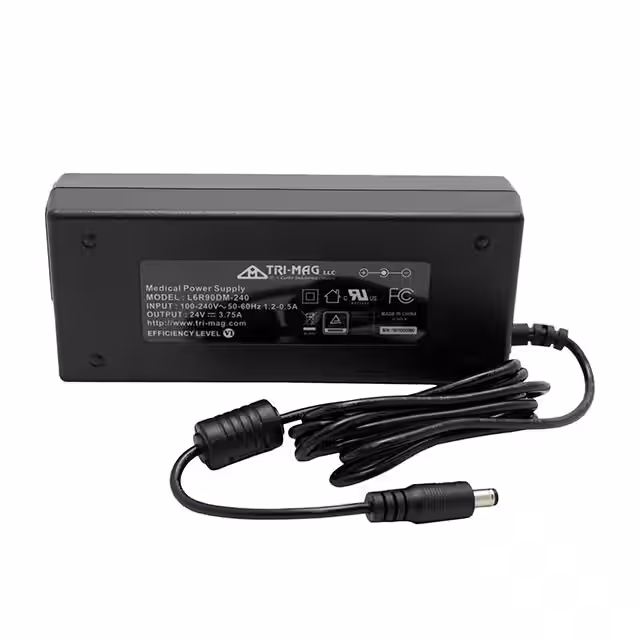 L6R90DM-240 Tri-Mag, LLC  Adattatori da parete da tavolo CA CC