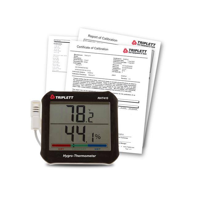 RHT415-NIST Triplett  Attrezzature - Tester ambientali