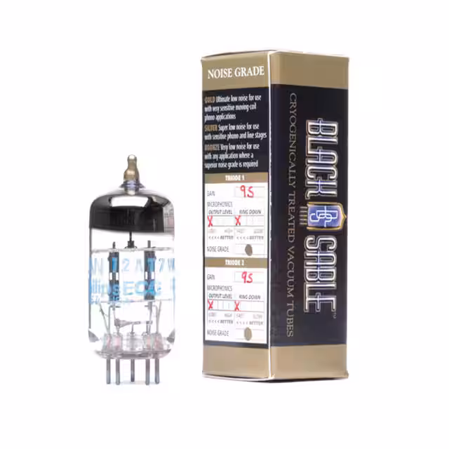 BSCT-12AT7-JANPHILIPS Black Sable  Vacuum Tubes