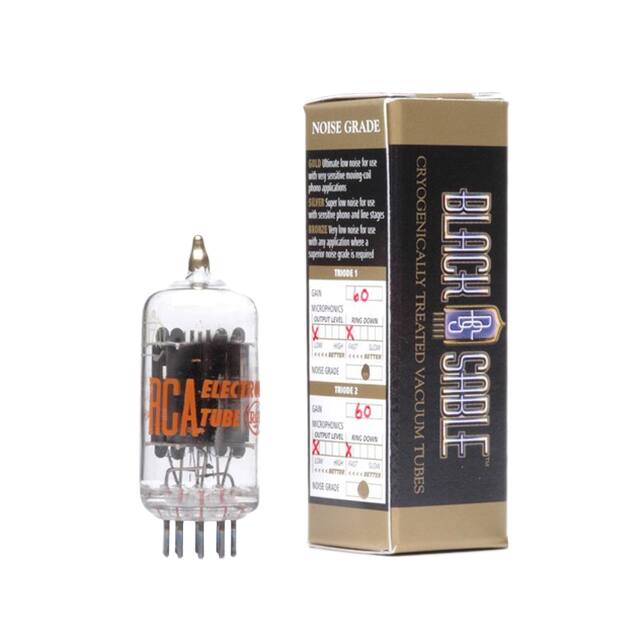 BSCT-12AU7-RCA-CT Black Sable  Vacuum Tubes