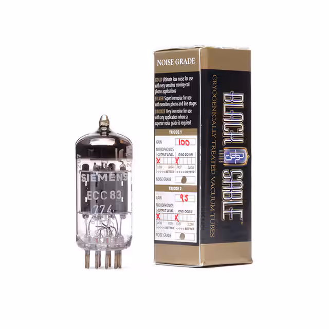 BSCT-12AX7-MULLARD Black Sable  Vacuum Tubes