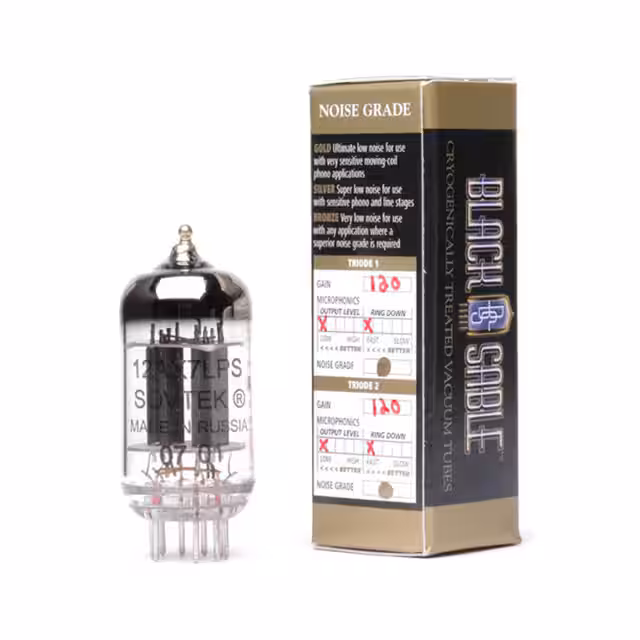 BSCT-12AX7LPS-SO Black Sable  Vacuum Tubes