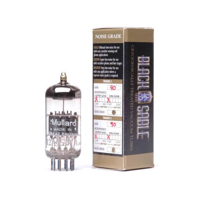 BSCT-ECC81-MULLARD Black Sable  Vacuum Tubes