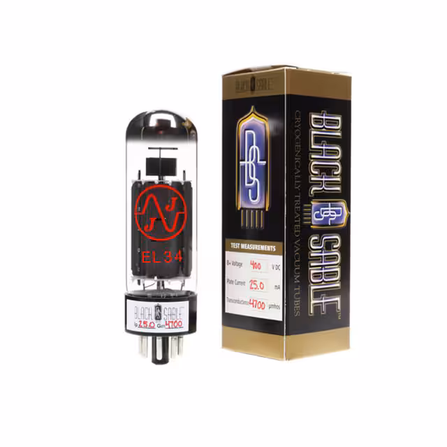 BSCT-EL34-JJ Black Sable  Vacuum Tubes