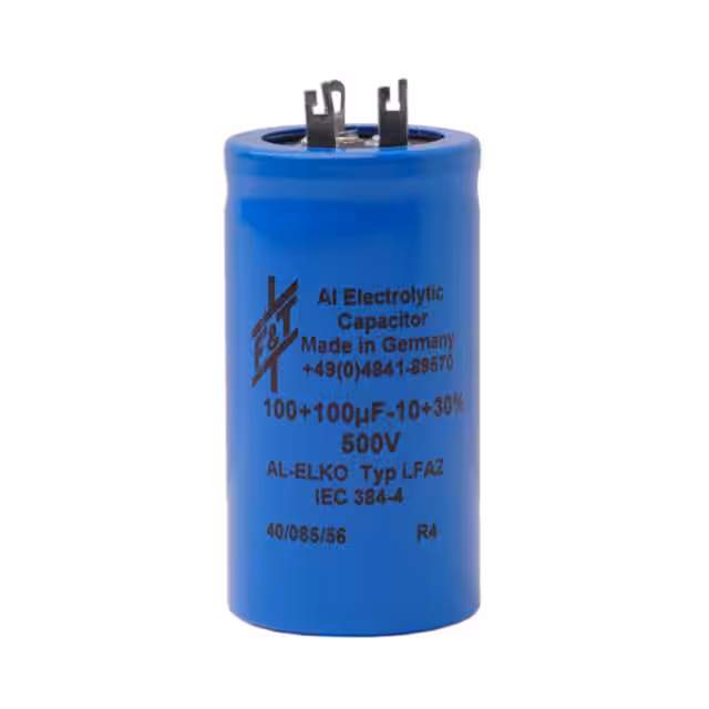 CP-FT-100X2-500V F&T  Condensateurs électrolytiques en aluminium