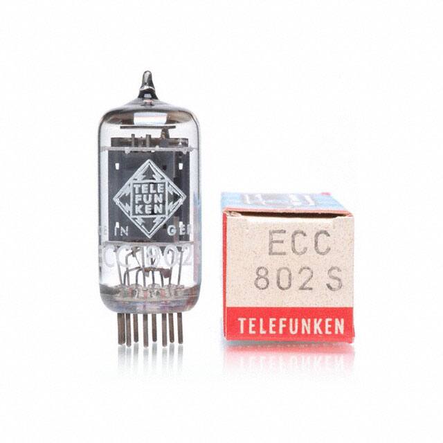 NOS-ECC802S-TELE Telefunken  Vacuum Tubes